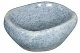 Polished Blue Calcite Bowl - Madagascar #209967-2
